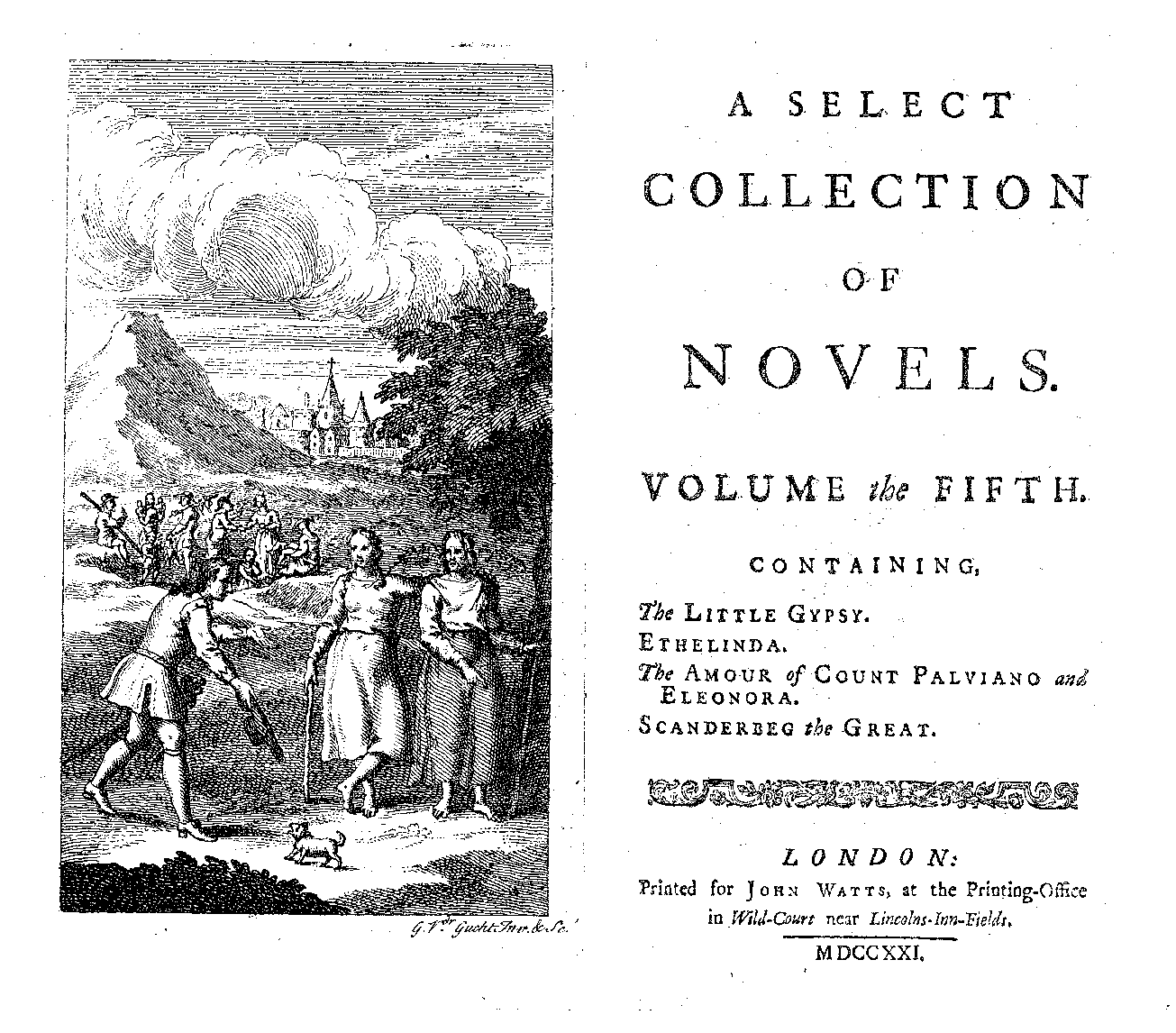 A Select Collection of Novels, 5 (London: J. Watts, 1721).