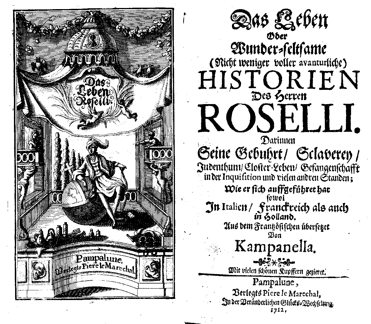 Roselli (Pampallune: Piere le Marechal, 1712).